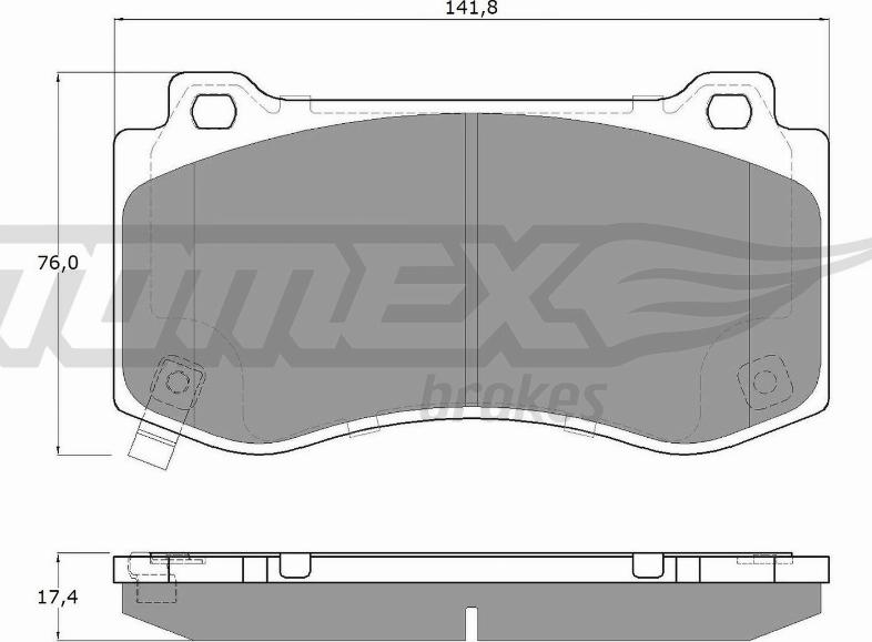 TOMEX brakes TX 19-95 - Komplet Pločica, disk-kočnica www.molydon.hr