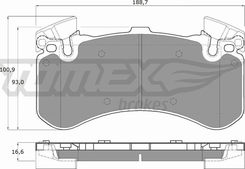 TOMEX brakes TX 19-44 - Komplet Pločica, disk-kočnica www.molydon.hr