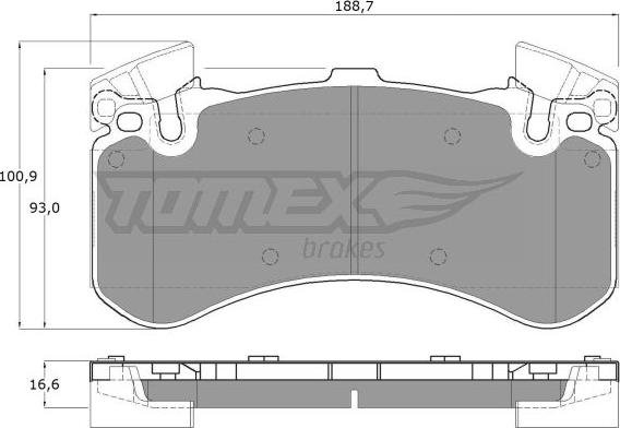 TOMEX brakes TX 19-44 - Komplet Pločica, disk-kočnica www.molydon.hr