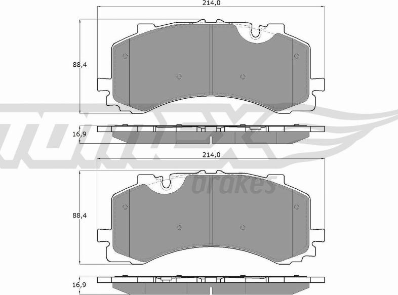 TOMEX brakes TX 19-41 - Komplet Pločica, disk-kočnica www.molydon.hr