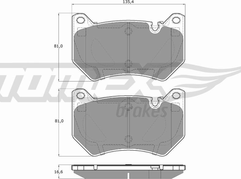 TOMEX brakes TX 19-43 - Komplet Pločica, disk-kočnica www.molydon.hr