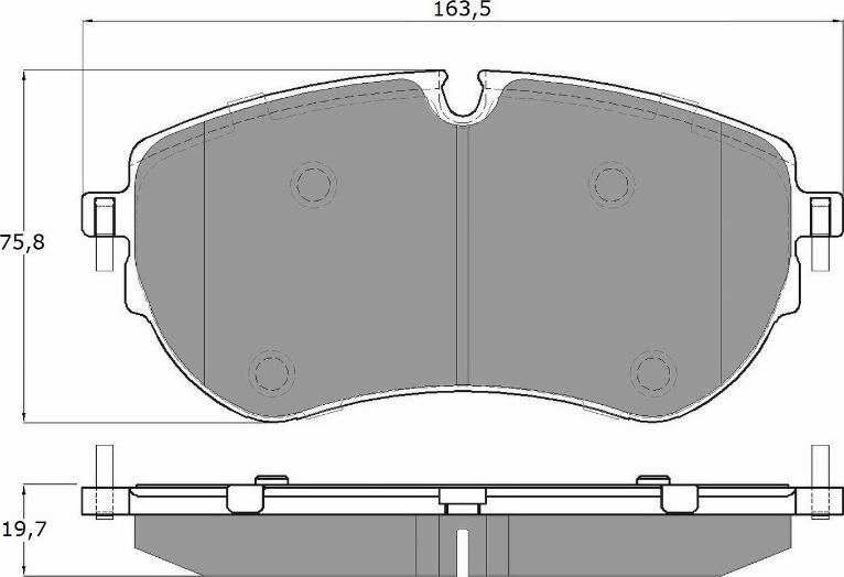 TOMEX brakes TX 19-13 - Komplet Pločica, disk-kočnica www.molydon.hr