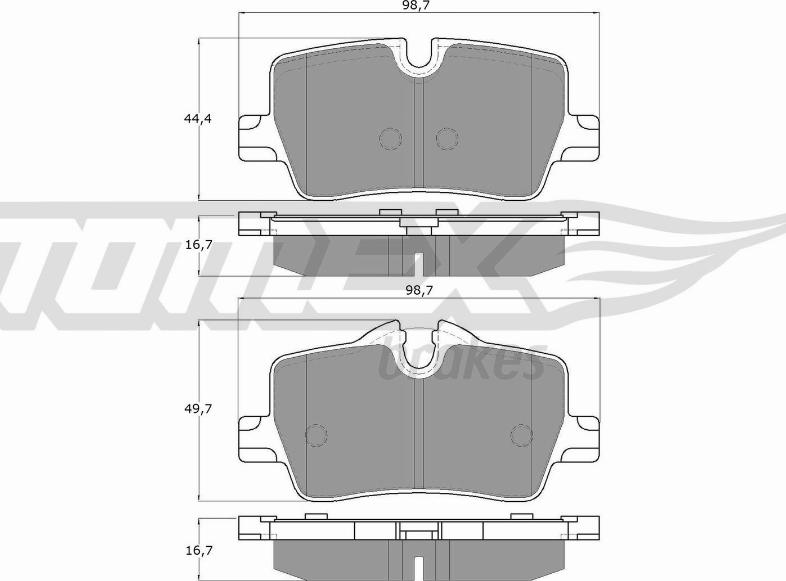 TOMEX brakes TX 19-85 - Komplet Pločica, disk-kočnica www.molydon.hr