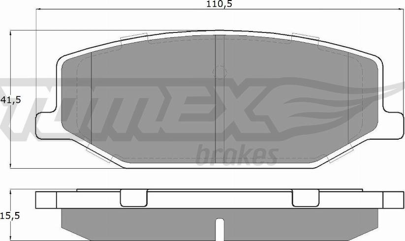 TOMEX brakes TX 19-36 - Komplet Pločica, disk-kočnica www.molydon.hr