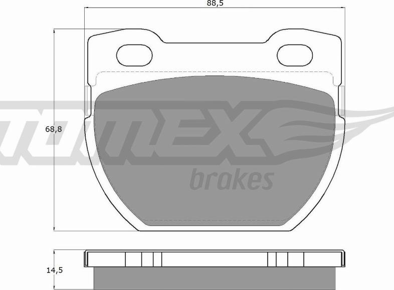 TOMEX brakes TX 19-24 - Komplet Pločica, disk-kočnica www.molydon.hr