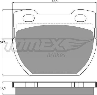 TOMEX brakes TX 19-24 - Komplet Pločica, disk-kočnica www.molydon.hr