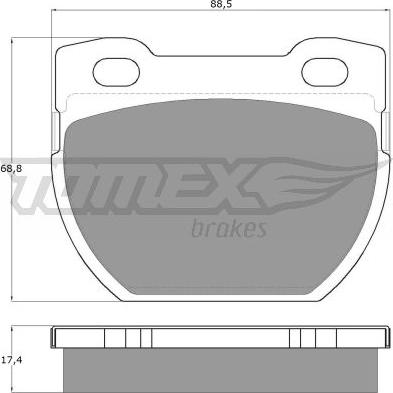 TOMEX brakes TX 19-25 - Komplet Pločica, disk-kočnica www.molydon.hr