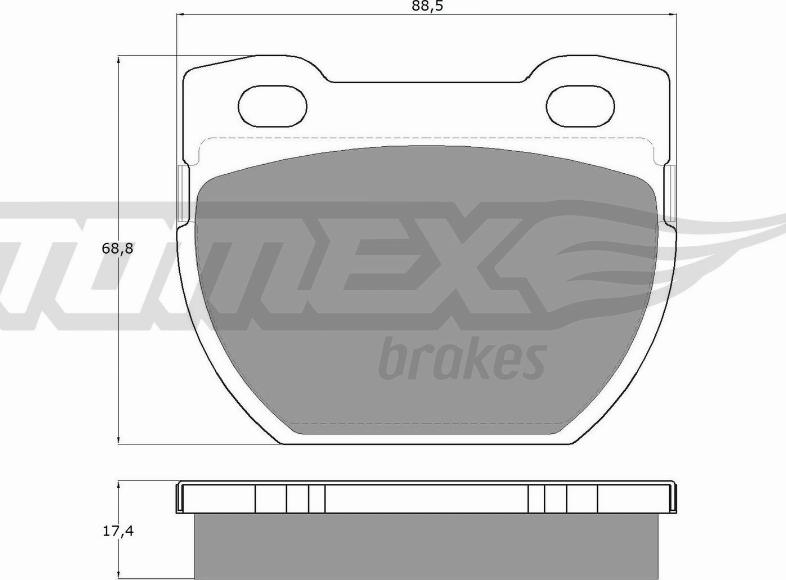 TOMEX brakes TX 19-25 - Komplet Pločica, disk-kočnica www.molydon.hr