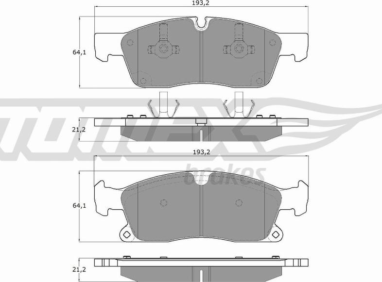 TOMEX brakes TX 19-28 - Komplet Pločica, disk-kočnica www.molydon.hr