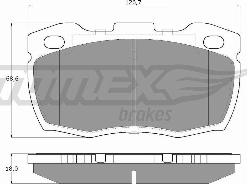 TOMEX brakes TX 19-23 - Komplet Pločica, disk-kočnica www.molydon.hr