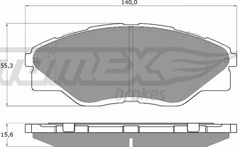 TOMEX brakes TX 19-72 - Komplet Pločica, disk-kočnica www.molydon.hr