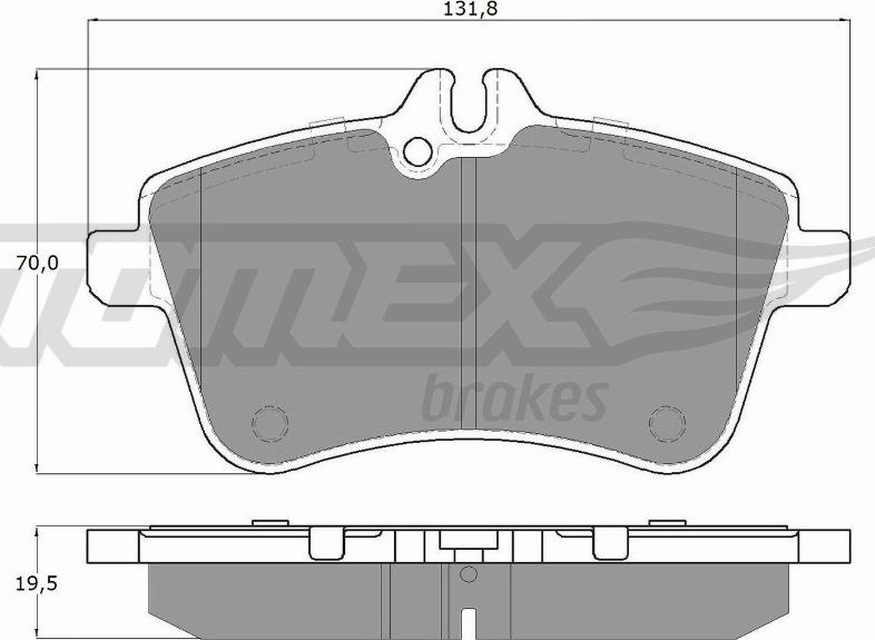 TOMEX brakes TX 14-55 - Komplet Pločica, disk-kočnica www.molydon.hr