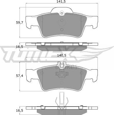 TOMEX brakes TX 14-30 - Komplet Pločica, disk-kočnica www.molydon.hr