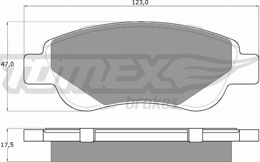 TOMEX brakes TX 14-37 - Komplet Pločica, disk-kočnica www.molydon.hr