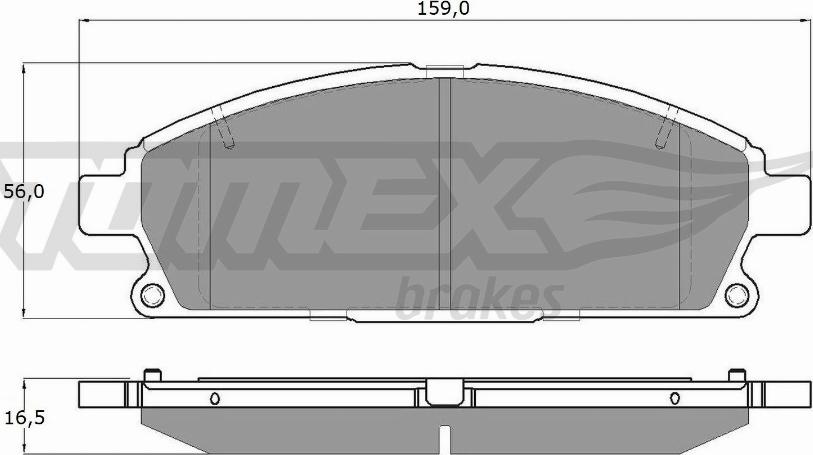 TOMEX brakes TX 14-201 - Komplet Pločica, disk-kočnica www.molydon.hr