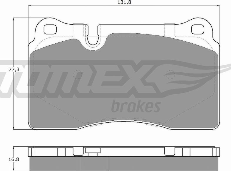 TOMEX brakes TX 14-73 - Komplet Pločica, disk-kočnica www.molydon.hr