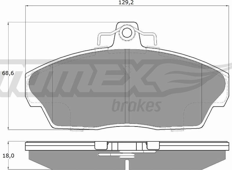 TOMEX brakes TX 15-40 - Komplet Pločica, disk-kočnica www.molydon.hr