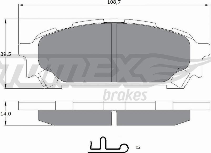 TOMEX brakes TX 15-60 - Komplet Pločica, disk-kočnica www.molydon.hr