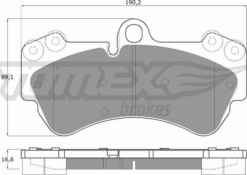 TOMEX brakes TX 15-16 - Komplet Pločica, disk-kočnica www.molydon.hr