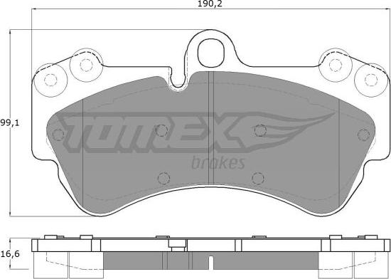 TOMEX brakes TX 15-16 - Komplet Pločica, disk-kočnica www.molydon.hr