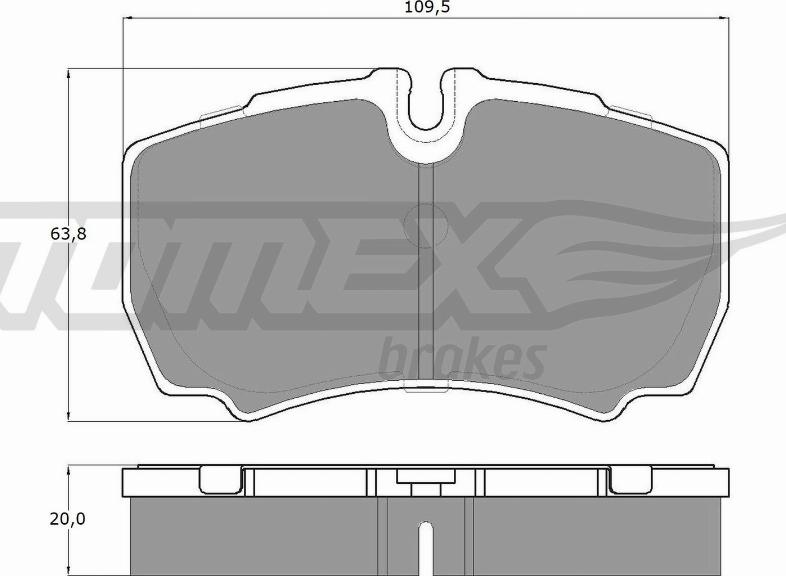 TOMEX brakes TX 15-11 - Komplet Pločica, disk-kočnica www.molydon.hr