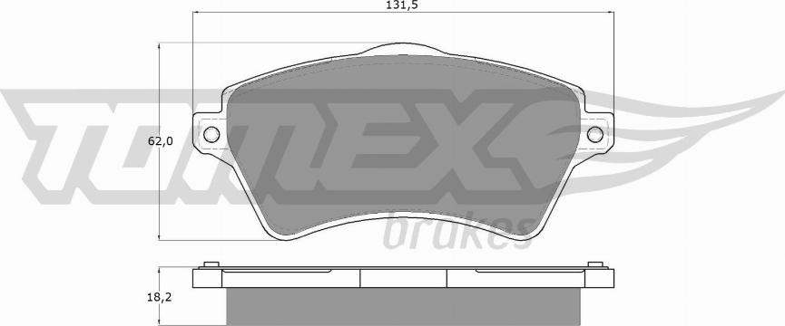 TOMEX brakes TX 15-39 - Komplet Pločica, disk-kočnica www.molydon.hr