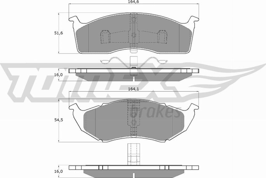 TOMEX brakes TX 15-34 - Komplet Pločica, disk-kočnica www.molydon.hr