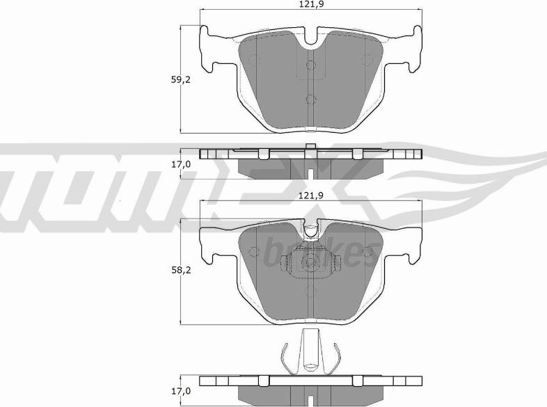 TOMEX brakes TX 15-24 - Komplet Pločica, disk-kočnica www.molydon.hr