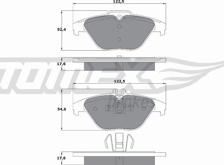 TOMEX brakes TX 16-01 - Komplet Pločica, disk-kočnica www.molydon.hr