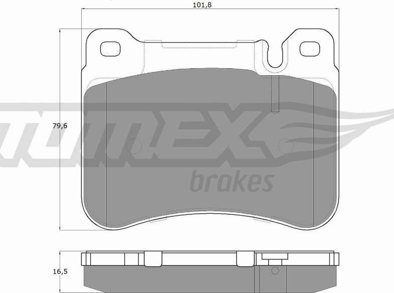 TOMEX brakes TX 16-20 - Komplet Pločica, disk-kočnica www.molydon.hr