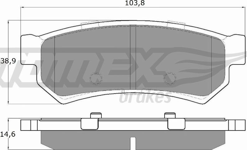 TOMEX brakes TX 16-77 - Komplet Pločica, disk-kočnica www.molydon.hr