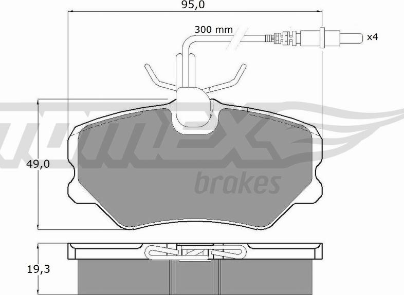 TOMEX brakes TX 10-441 - Komplet Pločica, disk-kočnica www.molydon.hr