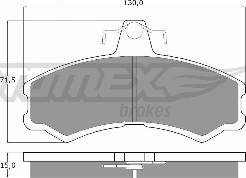 TOMEX brakes TX 10-45 - Komplet Pločica, disk-kočnica www.molydon.hr