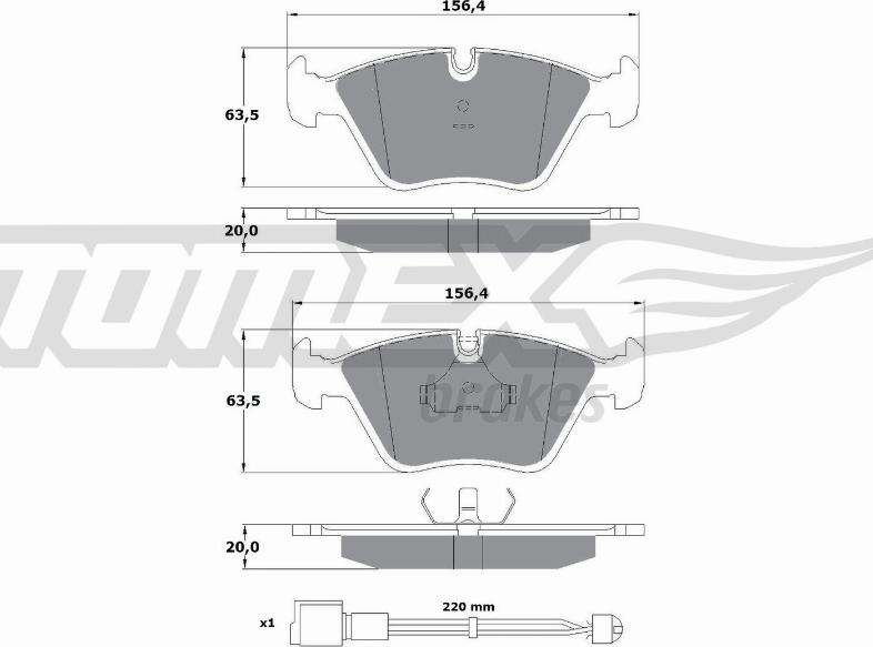 TOMEX brakes TX 10-691 - Komplet Pločica, disk-kočnica www.molydon.hr