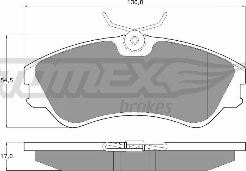 TOMEX brakes TX 10-651 - Komplet Pločica, disk-kočnica www.molydon.hr