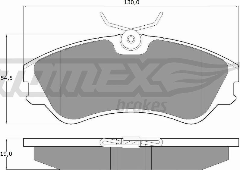 TOMEX brakes TX 10-65 - Komplet Pločica, disk-kočnica www.molydon.hr