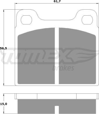 TOMEX brakes TX 10-19 - Komplet Pločica, disk-kočnica www.molydon.hr