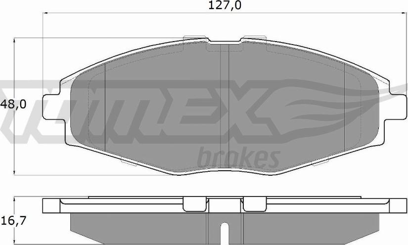 TOMEX brakes TX 10-80 - Komplet Pločica, disk-kočnica www.molydon.hr