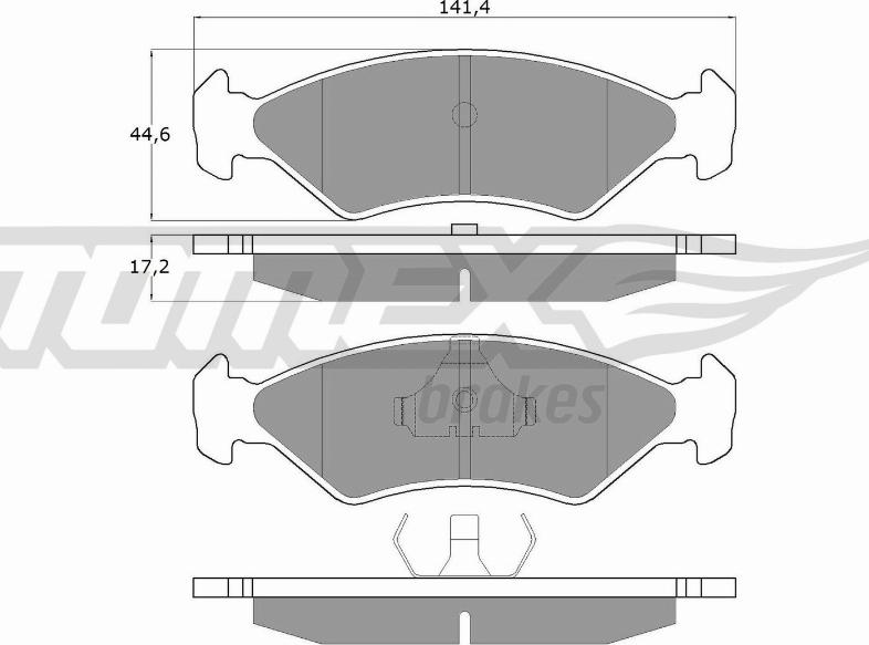 TOMEX brakes TX 10-83 - Komplet Pločica, disk-kočnica www.molydon.hr