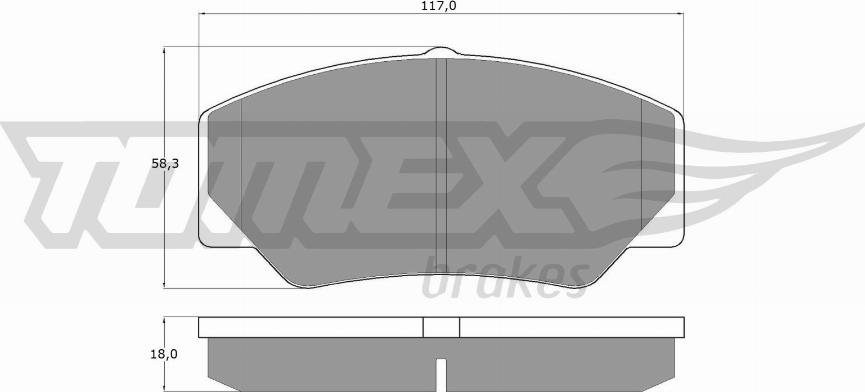 TOMEX brakes TX 10-30 - Komplet Pločica, disk-kočnica www.molydon.hr