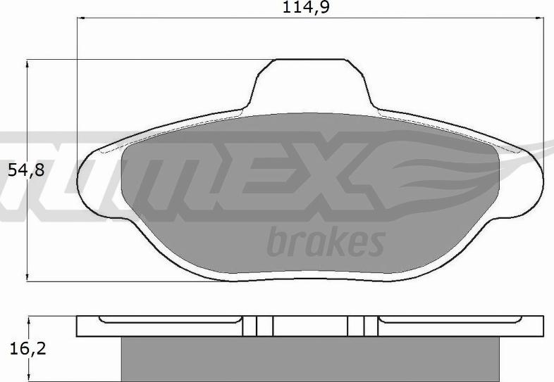 TOMEX brakes TX 10-33 - Komplet Pločica, disk-kočnica www.molydon.hr