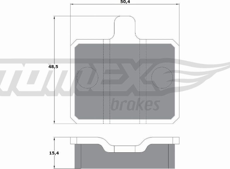 TOMEX brakes TX 10-25 - Komplet Pločica, disk-kočnica www.molydon.hr