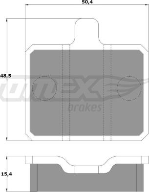 TOMEX brakes TX 10-25 - Komplet Pločica, disk-kočnica www.molydon.hr