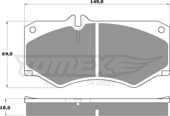 TOMEX brakes TX 10-20 - Komplet Pločica, disk-kočnica www.molydon.hr