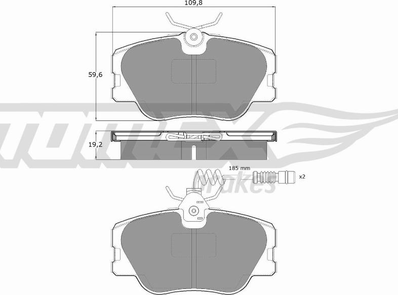 TOMEX brakes TX 10-211 - Komplet Pločica, disk-kočnica www.molydon.hr