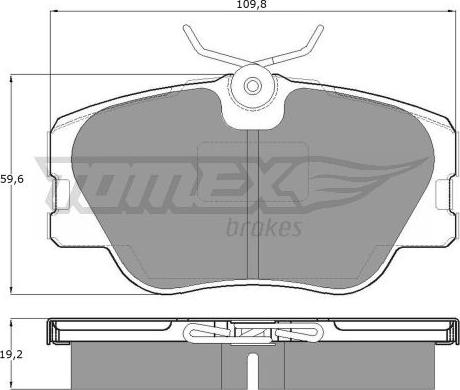 TOMEX brakes TX 10-21 - Komplet Pločica, disk-kočnica www.molydon.hr