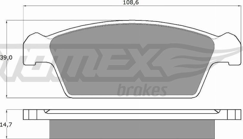 TOMEX brakes TX 10-75 - Komplet Pločica, disk-kočnica www.molydon.hr