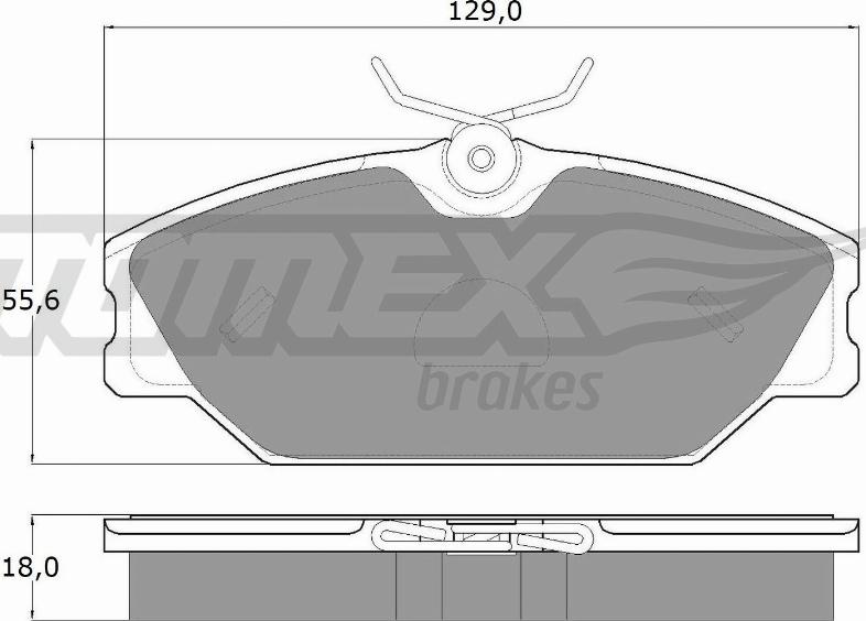 TOMEX brakes TX 10-761 - Komplet Pločica, disk-kočnica www.molydon.hr