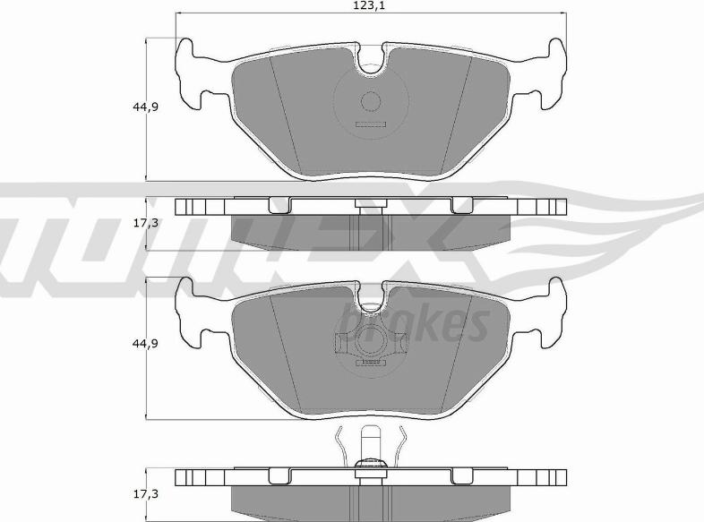 TOMEX brakes TX 10-70 - Komplet Pločica, disk-kočnica www.molydon.hr