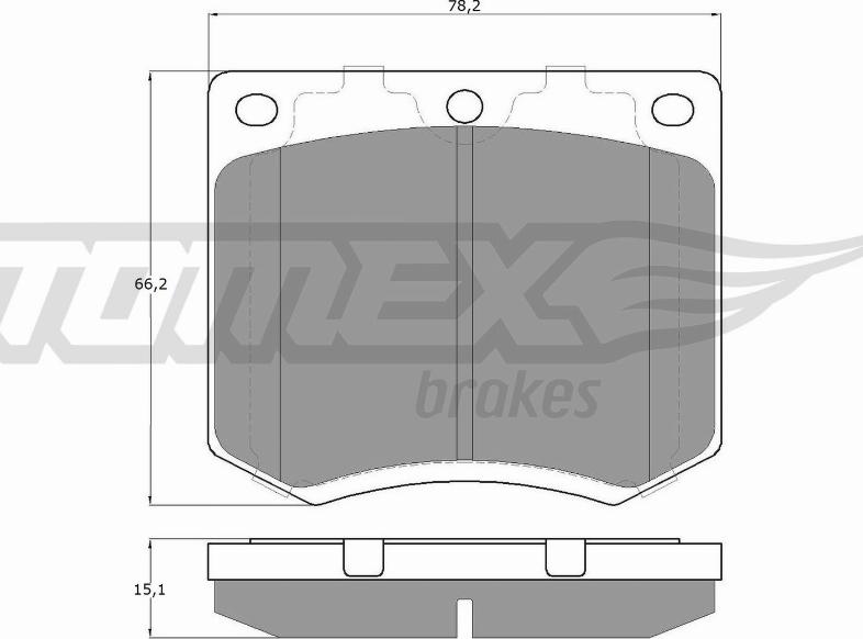 TOMEX brakes TX 11-99 - Komplet Pločica, disk-kočnica www.molydon.hr